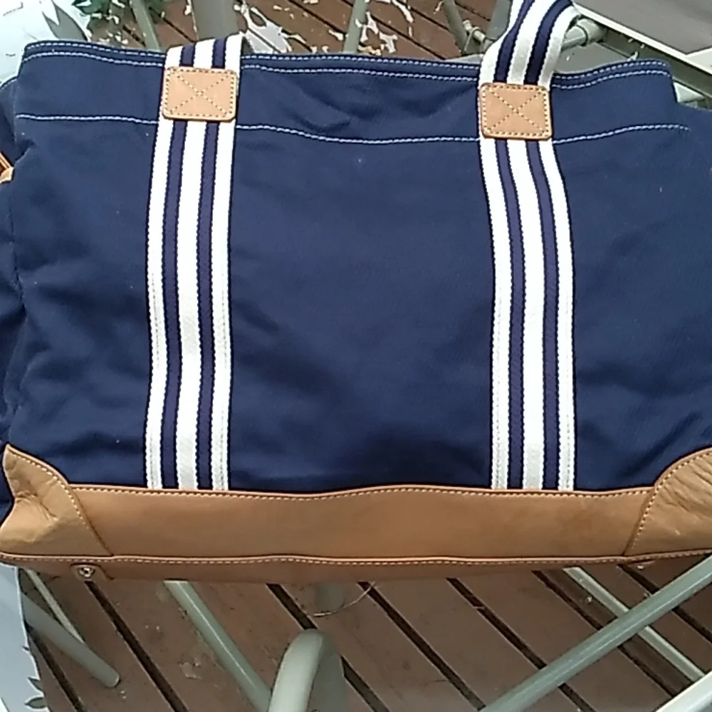 Pottery Barn Kids diaper bag, Navy